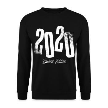 2020 Année de naissance Année de naissance - Sweat-shirt Unisexe - noir - Devant - Alina (178cm) & Michal (187cm)