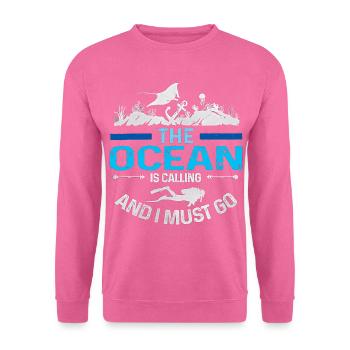 23F 0325 bk - Sweat-shirt Unisexe - rose - Devant