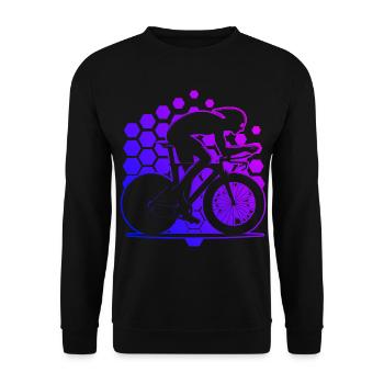 Vélo de route Hommes Vélo de route Vélo de route Vélo de route - Sweat-shirt Unisexe - noir - Devant - Alina (178cm) & Michal (187cm)