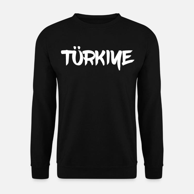 Türkiye Schriftzug - Unisex Pullover - Schwarz