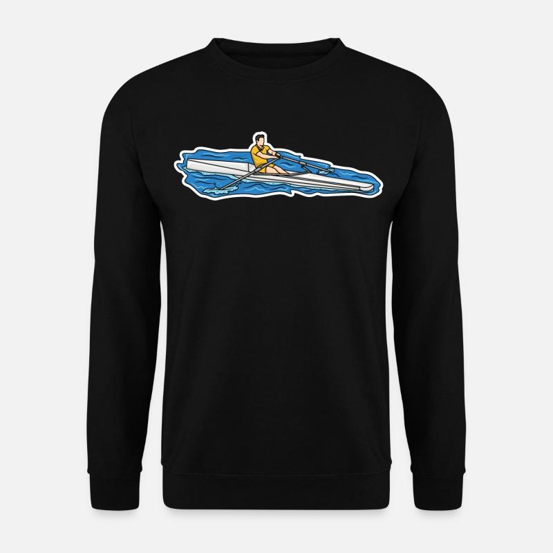 Rower Sketch - Unisex Sweatshirt - black