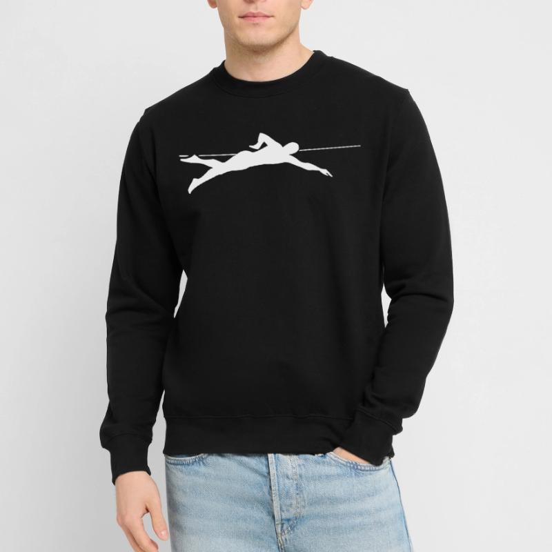 Dynamic Sprinter Line Graphics Unisex Sweatshirt