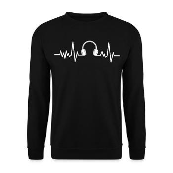 Gamer Game Video Game Blueberry Vintage Gaming - Unisex Sweatshirt - black - Front - Alina (178cm) & Michal (187cm)