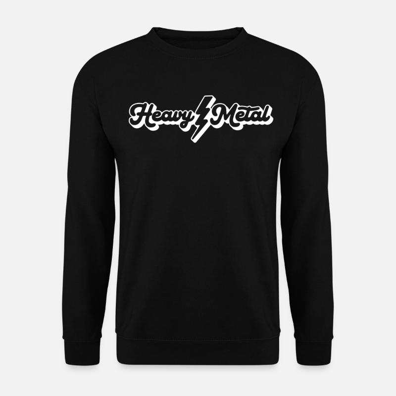 Heavy Metal Script - Unisex Sweatshirt - black