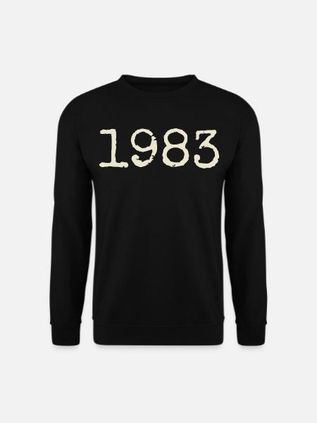 1983 Birthday Gift - Awesome since 1983 - Unisex Sweatshirt - black