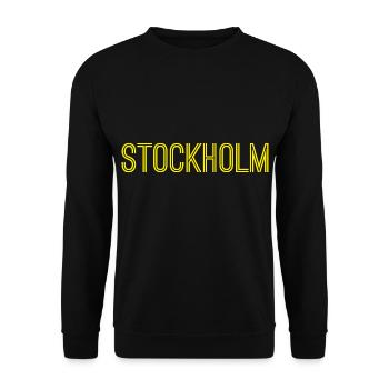 Stockholm - Unisex Sweatshirt - black - Front - Alina (178cm) & Michal (187cm)