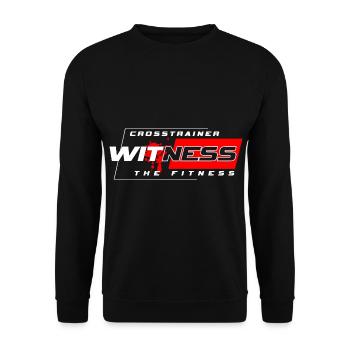 Crosstrainer Ausdauer Trainer - Unisex Pullover - Schwarz - Vorne - Alina (178cm) & Michal (187cm)