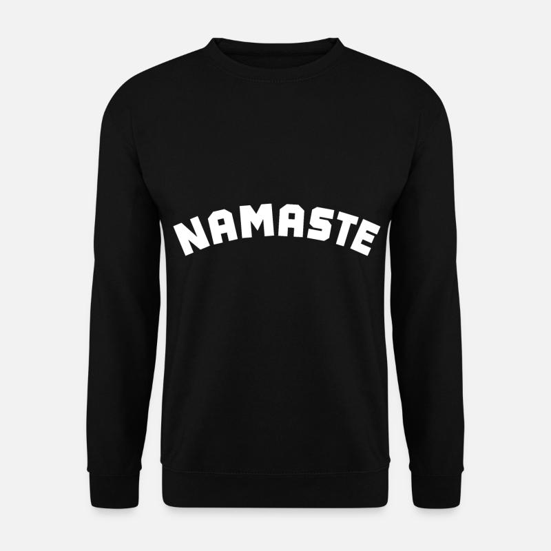 Namaste - Unisex Pullover - Schwarz