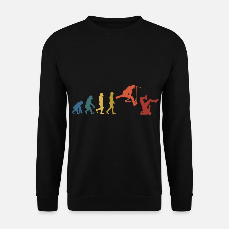 Scooter Evolution - Unisex Pullover - Schwarz
