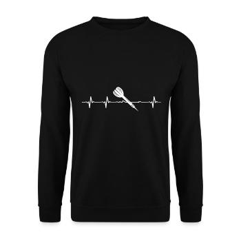 Dart - Unisex Pullover - Schwarz - Vorne - Alina (178cm) & Michal (187cm)