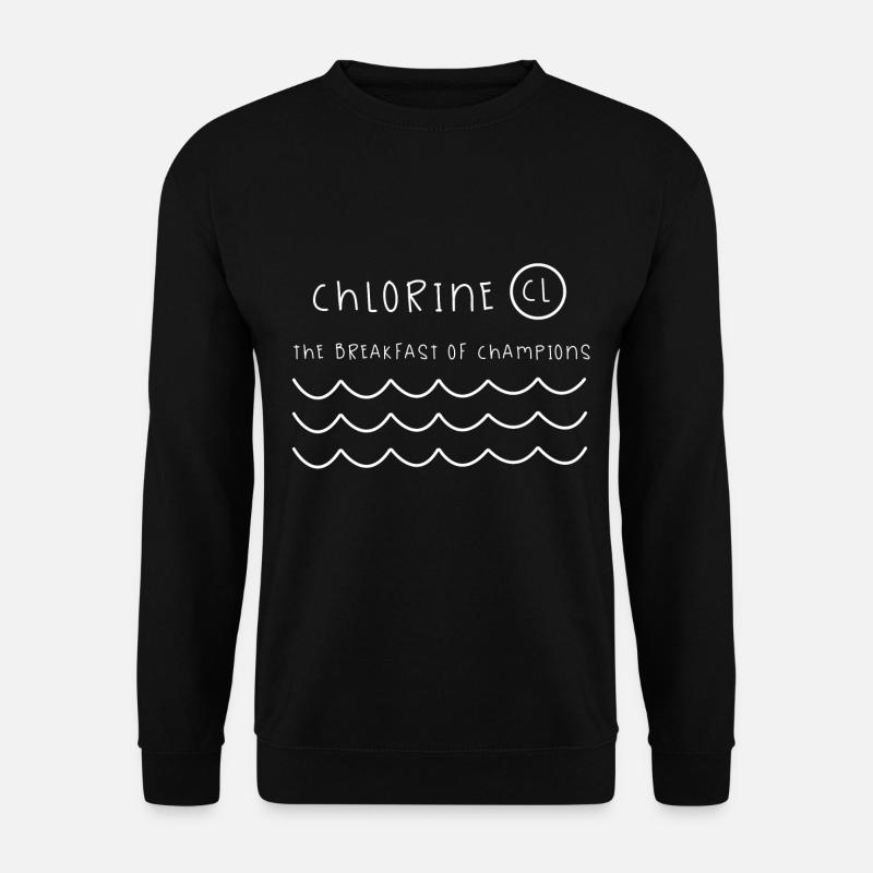 Swim and Swimmer Tshirt - Unisex Sweatshirt - black