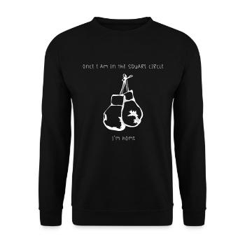 Boxe Muay Thai MMA - Sweat-shirt Unisexe - noir - Devant - Alina (178cm) & Michal (187cm)