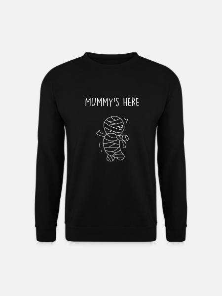 Halloween mummy's halloween tshirt - Unisex Sweatshirt - black