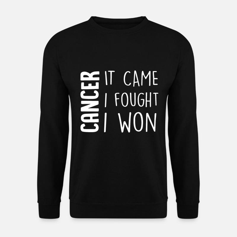 cancer I won Krebs - Unisex Pullover - Schwarz