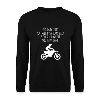 Motocross seul temps motocross - Sweat-shirt Unisexe - noir - Devant - Alina (178cm) & Michal (187cm)