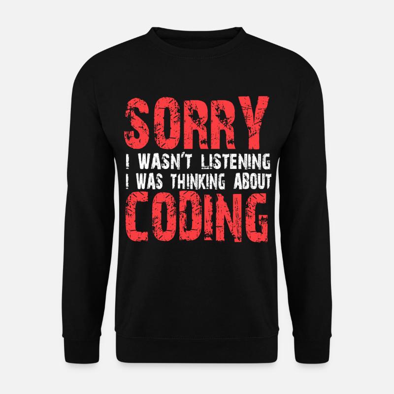 Coding - Unisex Sweatshirt - black
