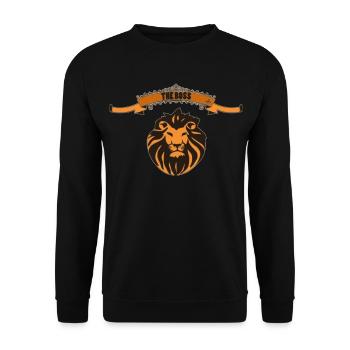 The Boss - Sweat-shirt Unisexe - noir - Devant - Alina (178cm) & Michal (187cm)