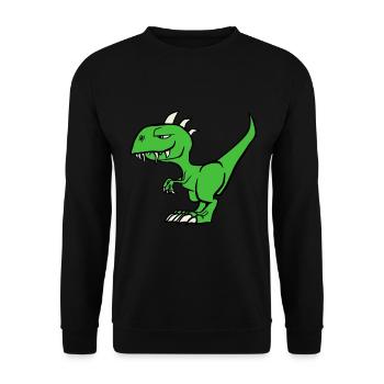 Dinosaures - Sweat-shirt Unisexe - noir - Devant - Alina (178cm) & Michal (187cm)