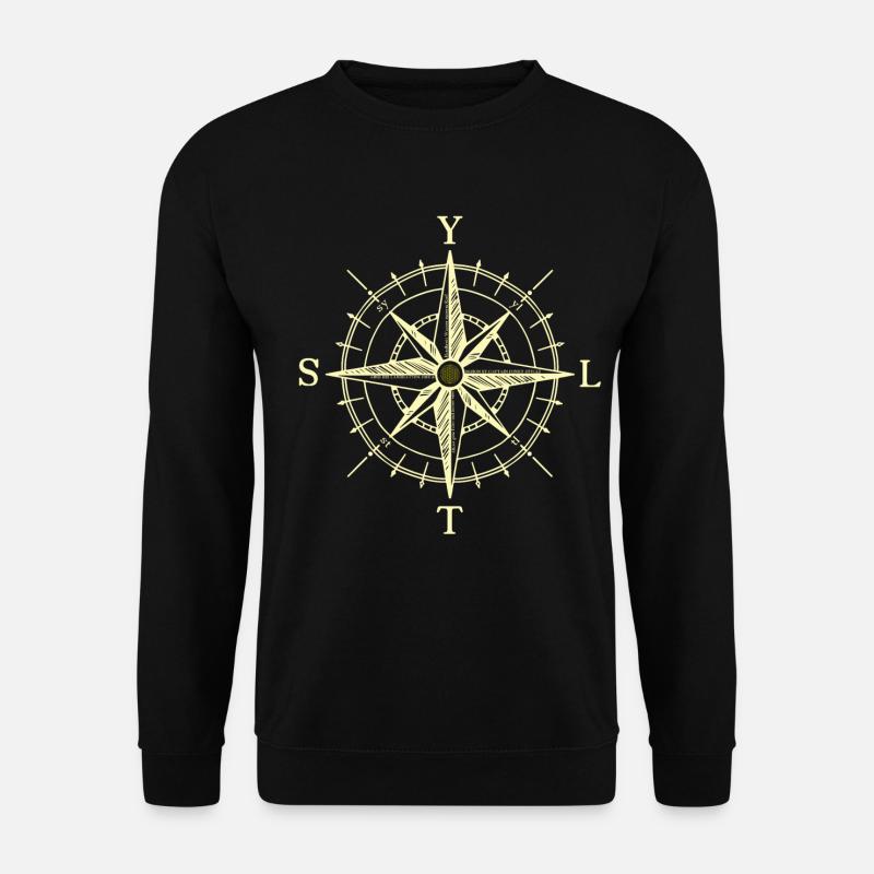 SYLT compass cream - Unisex Sweatshirt - black