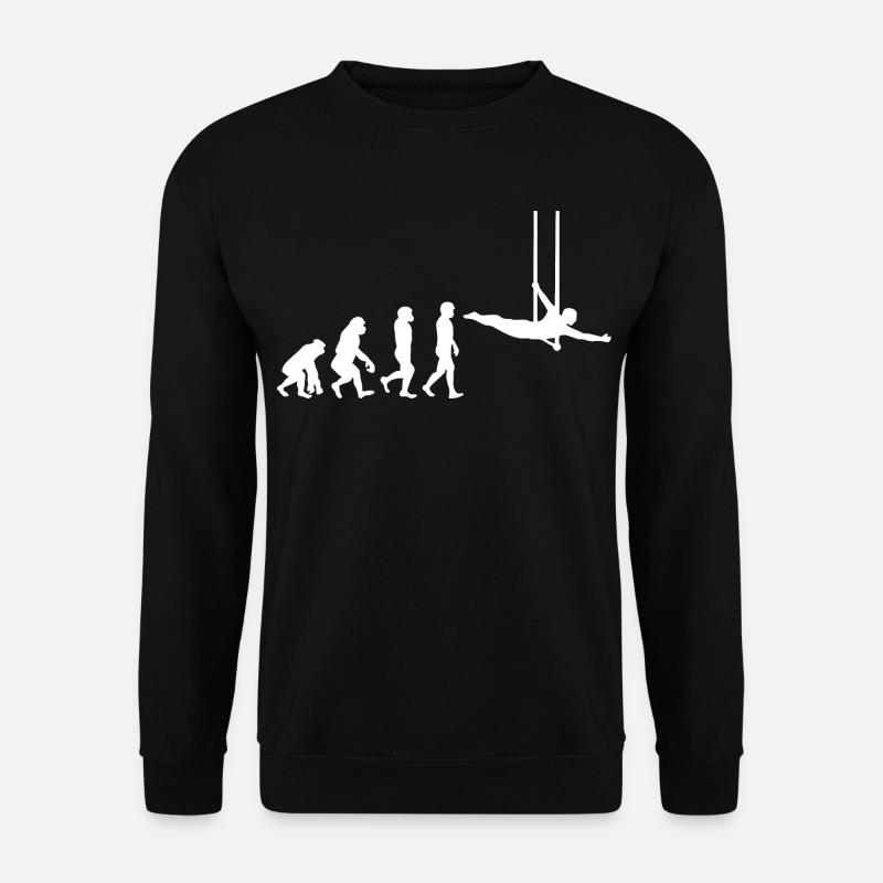 Trapèze volant Circus Gymnastique Évolution - Sweat-shirt Unisexe - noir