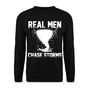 Storm Hunting - Unisex Pullover - Schwarz - Vorne - Alina (178cm) & Michal (187cm)