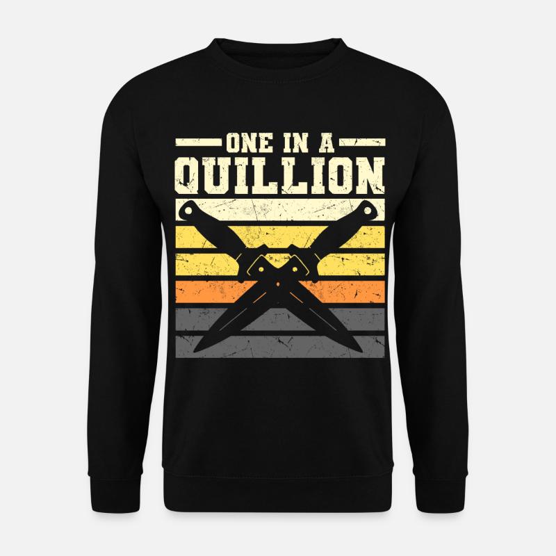 Messer sammeln - Unisex Pullover - Schwarz