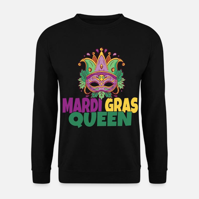 Mardi Gras Queen - Unisex Sweatshirt - black