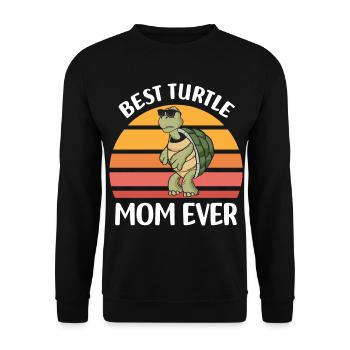 Tortoises - Unisex Sweatshirt - black - Front - Alina (178cm) & Michal (187cm)