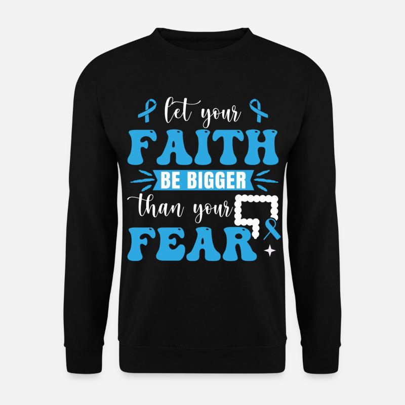 Colon Cancer Warrior - Unisex Sweatshirt - black