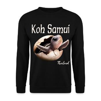 Koh Samui, Thailand - Unisex Sweatshirt - black - Front - Alina (178cm) & Michal (187cm)