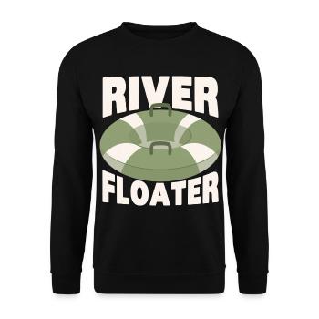 Rafting Wassersport - Unisex Pullover - Schwarz - Vorne - Alina (178cm) & Michal (187cm)