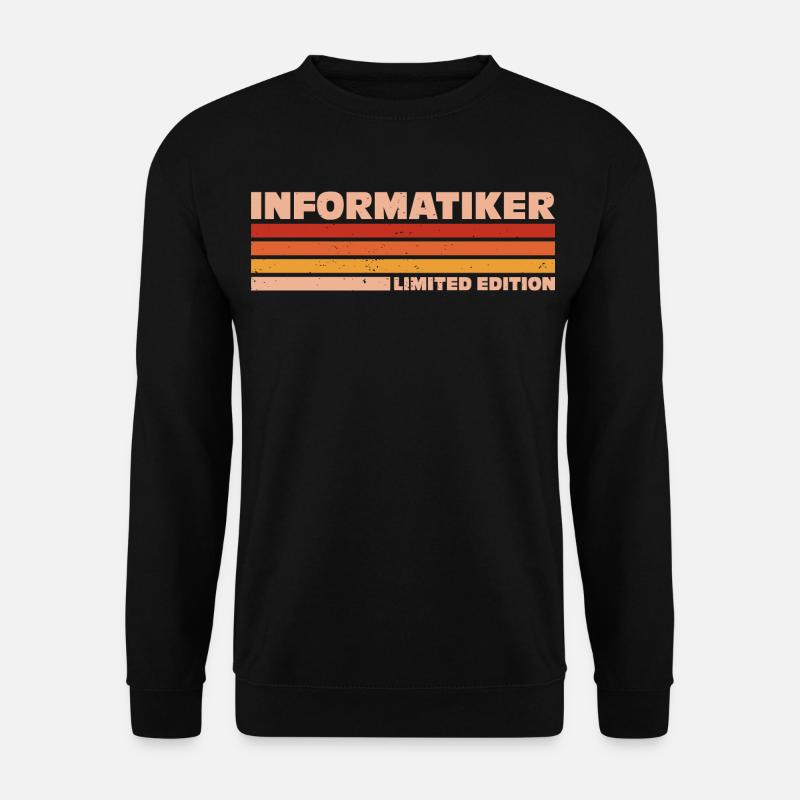 Informatiker Informatikerin Informatik - Unisex Pullover - Schwarz