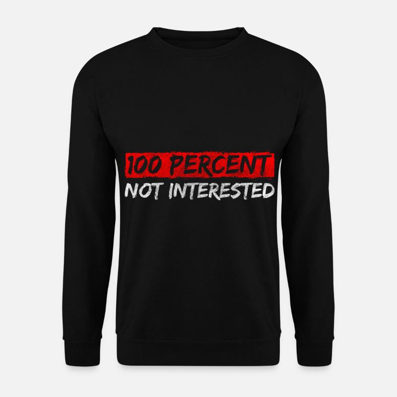 Rebel Uninteresting sarcasm - Unisex Sweatshirt - black