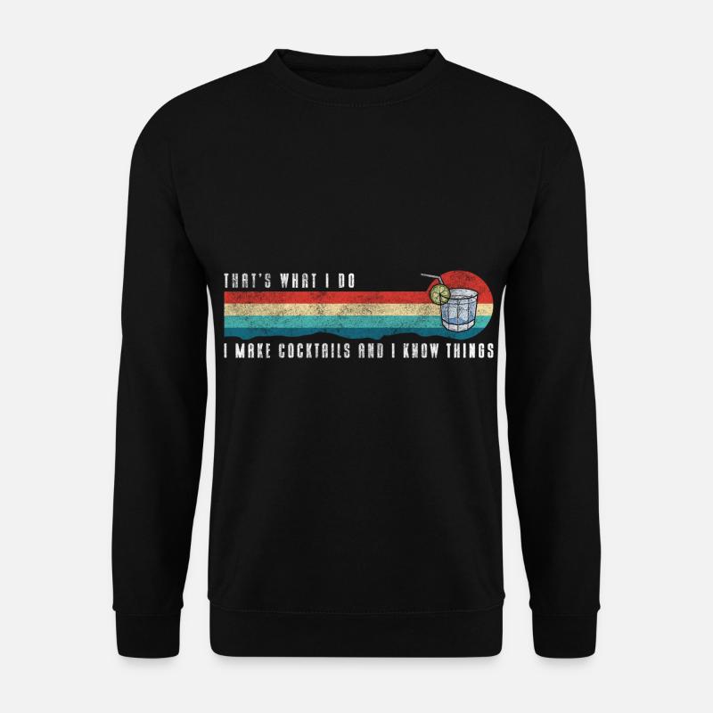 Cocktail Drinks Mix Celebrations - Unisex Sweatshirt - black