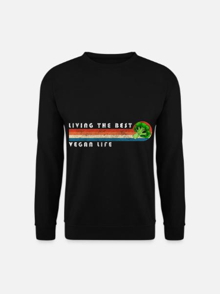 Vegan Vegetables - Unisex Sweatshirt - black