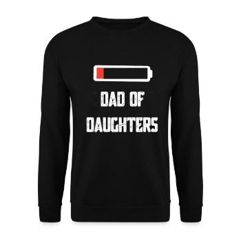 Father Daughter - Unisex Sweatshirt - black - Front - Alina (178cm) & Michal (187cm)