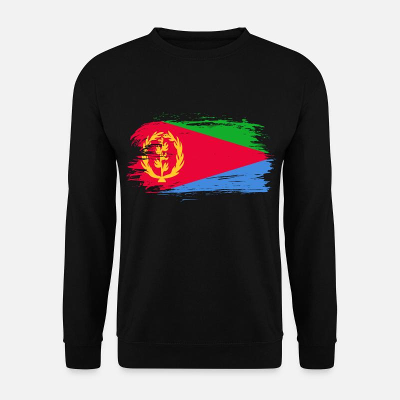 Eritrea Flagge - Unisex Pullover - Schwarz