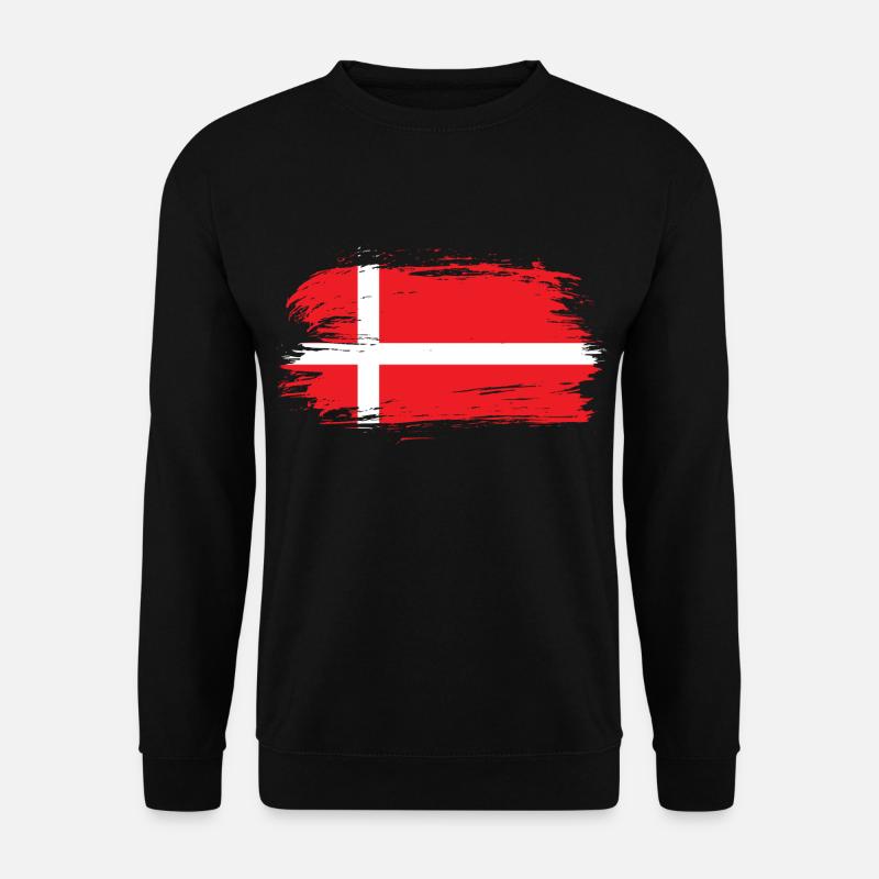 Denmark Flag - Unisex Sweatshirt - black
