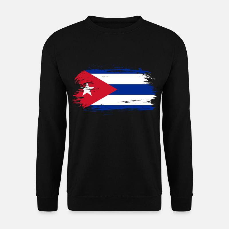Cuba flag - Unisex Sweatshirt - black