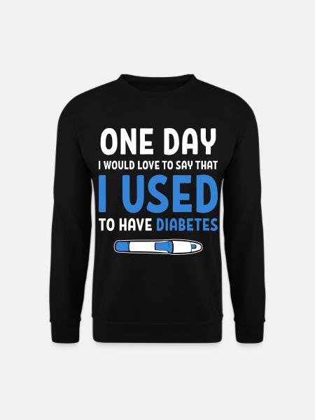 Diabetiker Insulin - Unisex Pullover - Schwarz