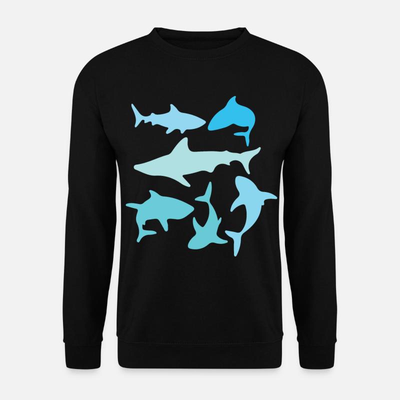 Haie - Unisex Pullover - Schwarz