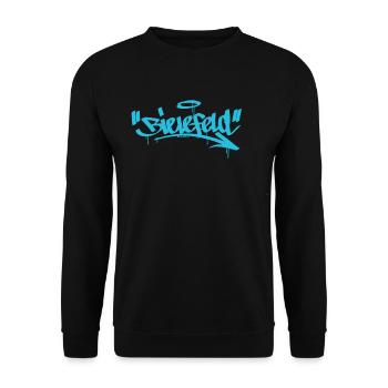 Bielefeld - Unisex Sweatshirt - black - Front - Alina (178cm) & Michal (187cm)