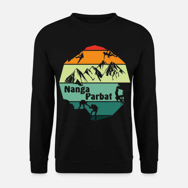 Nanga Parbat - Unisex Pullover - Schwarz