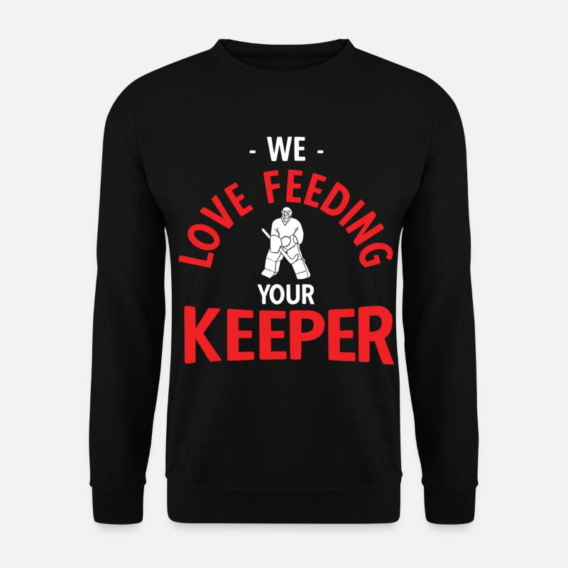 Eishockey - Unisex Pullover - Schwarz