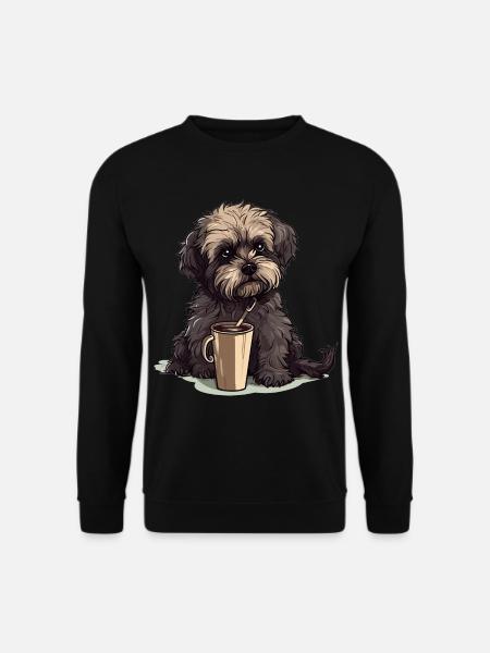 Bolonka Zwetna Welpen Hund stolze Frauchen für - Unisex Pullover - Schwarz