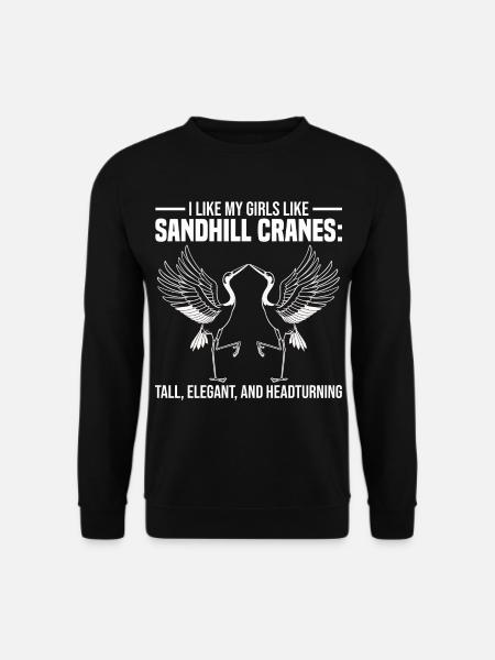 Vogelbeobachter | Kanadakranich Vögel Geschenkidee - Unisex Pullover - Schwarz