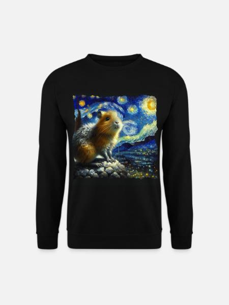 Aguti Starry Night - Unisex Sweatshirt - black