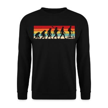 Vintage Evolution - E-Scooter - Sweat-shirt Unisexe - noir - Devant - Alina (178cm) & Michal (187cm)