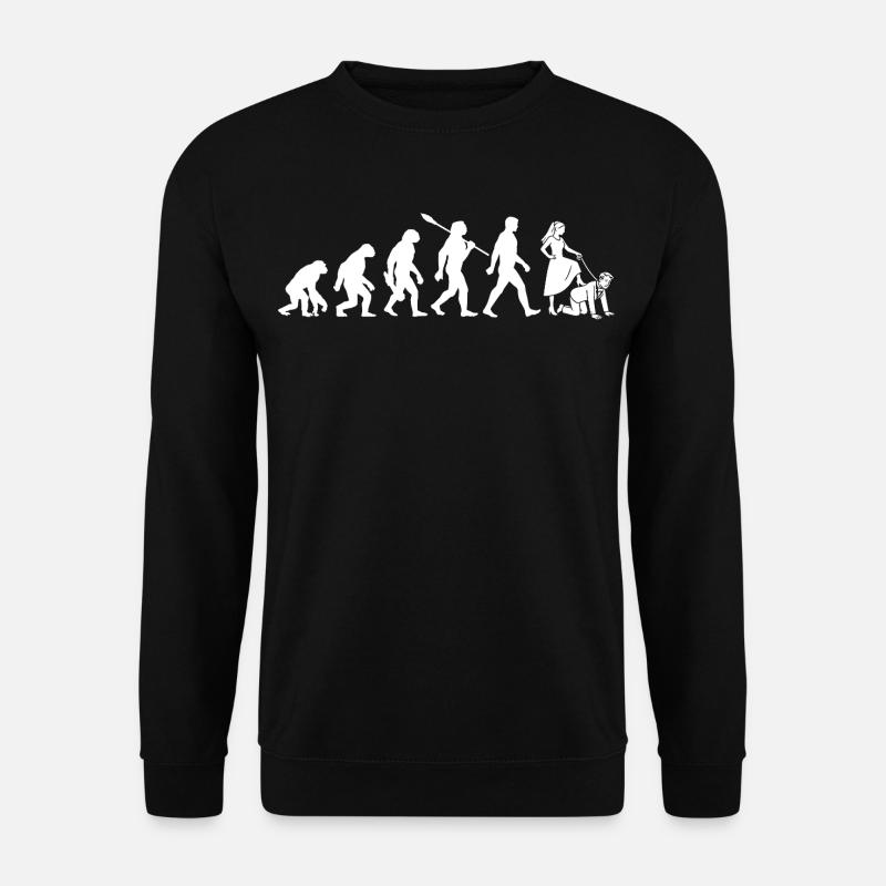 Bachelor Party - Evolution Bachelor - Unisex Sweatshirt - black