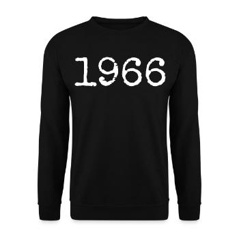 Legendär seit 1966 - Unisex Pullover - Schwarz - Vorne - Alina (178cm) & Michal (187cm)